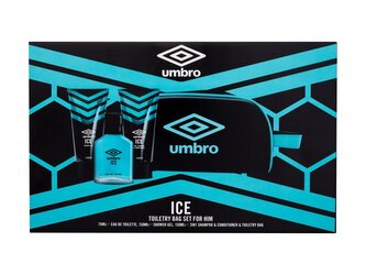 UMBRO Ice toaletní voda 75 ml + sprchový gel 150 ml + šampon a kondicionér 2v1 150 ml + kosmetická taštička