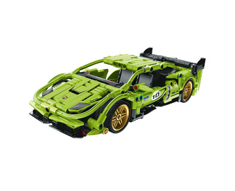 iM.Master Stavebnice závodní auto zelené 25x11,4x6,6 cm