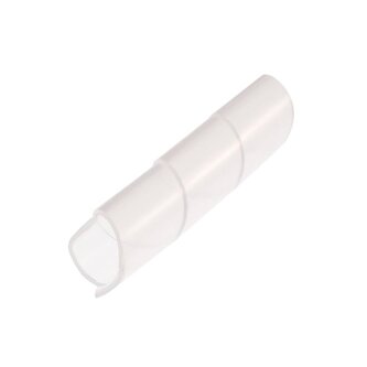 Vinutá bužírka 6mm, PE, Bílá