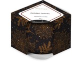 Emocio Sklo Dekor 70x62 mm Golden Leaves (Clean Cotton), vonná svíčka