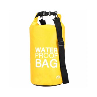 Nepromokavý vak 20l SPRINGOS WATER PROOF BAG žlutý