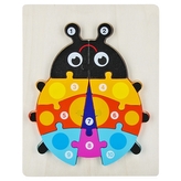 Dřevěná skládačka beruška