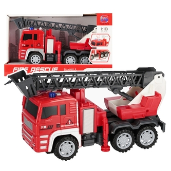 Hasičské auto se zvukem sirény