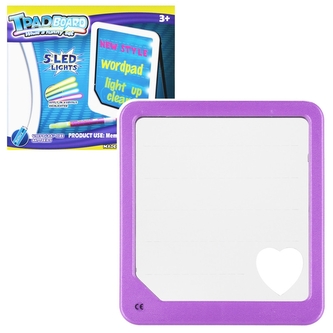 Tablet s LED světlem