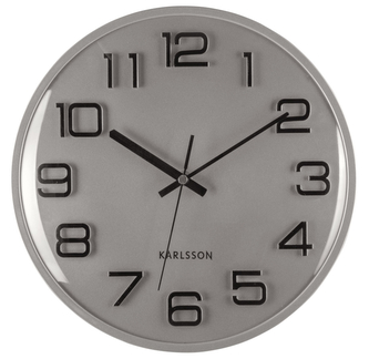 Designové nástěnné hodiny 6022SI Karlsson 30cm