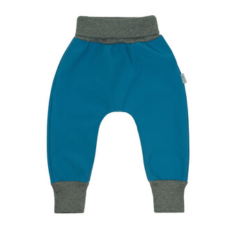 Dětské softshellové kalhoty Turquoise; Barva: tyrkysová; Velikost: 74