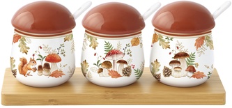 Porcelánové misky na dipy Autumn Breeze