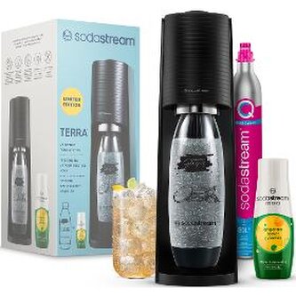 Výrobník sody SODASTREAM TERRA Black Ginger Ale Mpack