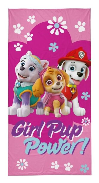 DETEXPOL Osuška Paw Patrol Girl pup  Bavlna - Froté, 70/140 cm