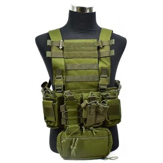 Taktická vojenská ochranná vesta MILLE, lehký airsoft