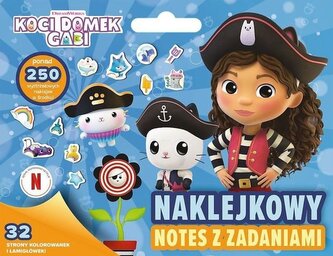 Ks08441 Koci Domek Gabi. Naklejkowy notes z zadaniami / Universal Gabby's Dollhouse Ks08441 Koci Domek Gabi. Naklejkowy notes z zadaniami / Universal Gabby's Dollhouse