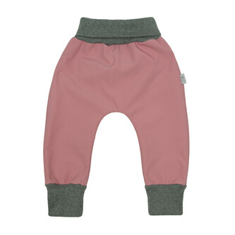 Dětské softshellové kalhoty Shell pink; Barva: růžová; Velikost: 74