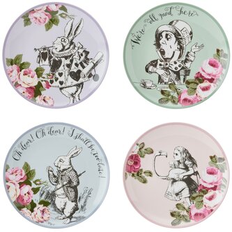 Sada dezertních talířů Alice In Wonderland