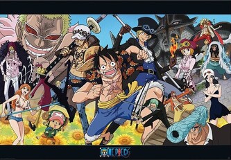 Plakát, Obraz - One Piece - Dressrosa, 61 × 91.5 cm