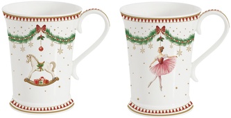 Sada porcelánových hrnků Magie De Noel