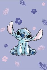JERRY FABRICS Deka mikroflanel Lilo and Stitch  Polyester, 100/150 cm