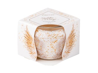 Emocio Sklo Dekor 70x62 mm Golden Wings, vonná svíčka