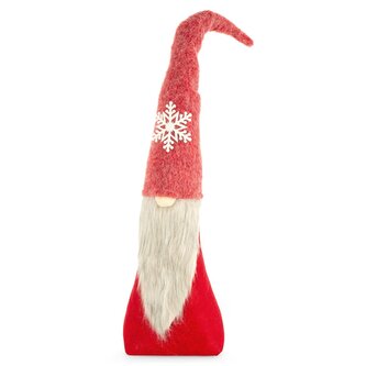 Vánoční figurka ELFIE MAX SKŘÍTEK červený 87 cm Mybesthome