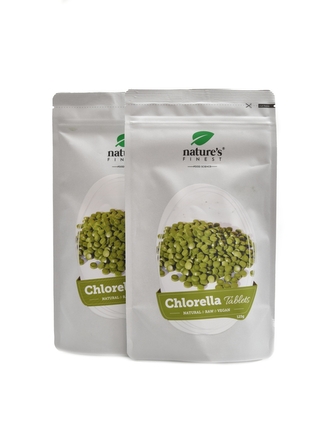 Natures Finest - Chlorella Tablets BIO 2 x 125g