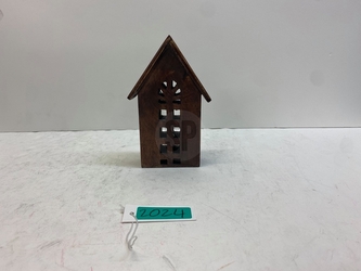 Domeček Mango wood 17,5x8x5 cm tmavě hnědý