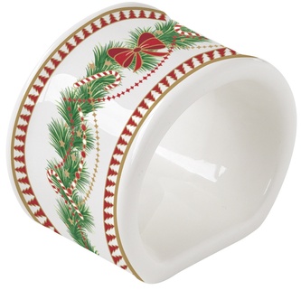 Porcelánové kroužky na ubrousky Magie De Noel