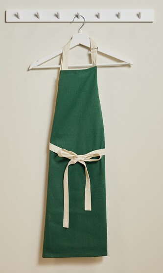 Kuchyňská bavlněná zástěra  BASIC II. zelená 60x75 cm, 100% bavlna