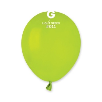 Balonky 13 cm - Světle zelené - 100 ks