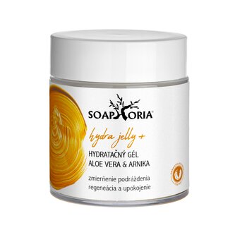 Hydra Jelly+ hydratační gel Aloe vera a arnika 100ml Soaphoria