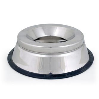 Miska nerez s okrajem proti vylévání 0,40l Miska nerez s okrajem proti vylévání 0,40l