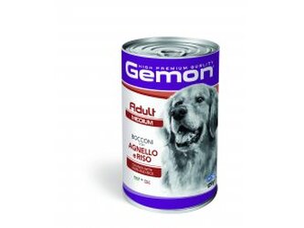 GEMON Dog HP Medium kousky jehněčí s rýží 1250g/12bal GEMON Dog HP Medium kousky jehněčí s rýží 1250g/12bal