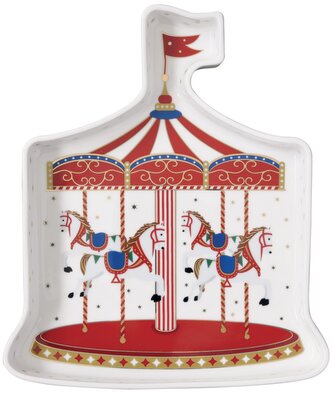 Porcelánový servírovací talíř Christmas Wonderland