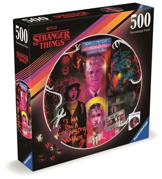 Kruhové puzzle: Stranger Things 500 dílků Kruhové puzzle: Stranger Things 500 dílků