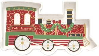 Porcelánový servírovací talíř Polar Express