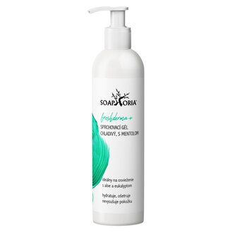 Osvěžující sprchový gel s chladivým efektem Freshderma+ Mentol a Eukalyptus 250ml Soaphoria