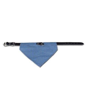 obojek SANTA FE šátek 40*1,6 černo-modrá