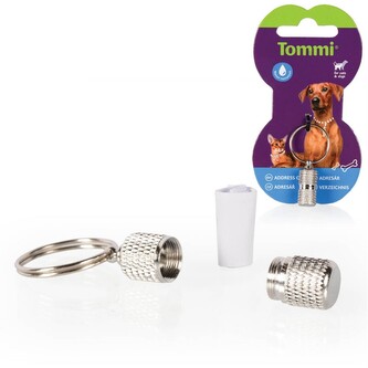 Kovový adresář stříbrný, 2,5cm