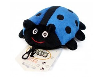 Beruška - modrá pískací 17cm