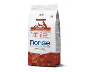 MONGE DOG Puppy & Junior Jehně, rýže 2,5kg 30/18