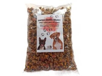 Srdíčka DUO MINI 3 druhy 2,5kg sáček - poloměkký pamlsek