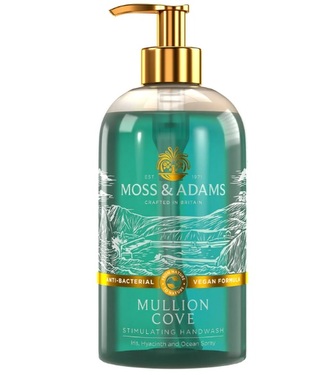 Stimulující mýdlo na ruce Cornish Cove s vůní kosatce 500ml Moss & Adams