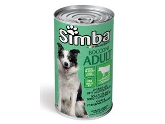 SIMBA Dog Hovězí kousky se zeleninou 1230g/12bal