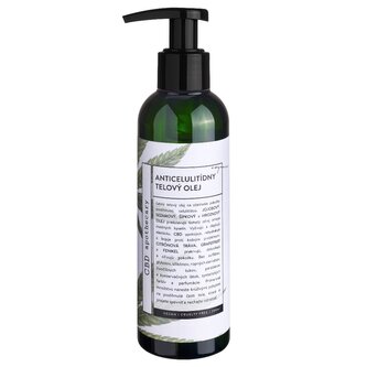 Anticelulitidní tělový olej CBD 200ml CBD apothecary