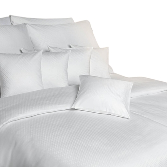 Dadka Povlečení damašek Kávové zrno bílé 140x220, 70x90 cm