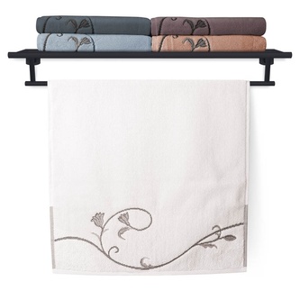 Veba Osuška Terry Floral Dance 036 bílá 70x140 cm