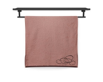 Veba Osuška Nora elipsy 70x140 cm starorůžová