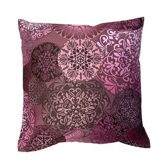 Dadka Povlak na polštář satén Geon Mandaly růžové 40x50 cm