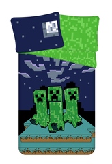 Jerry Fabrics Povlečení bavlna Minecraft Sssleep Tight 140x200, 70x90 cm