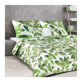 Veba Povlečení satén Geon Voskovka zelená 140x200, 70x90 cm