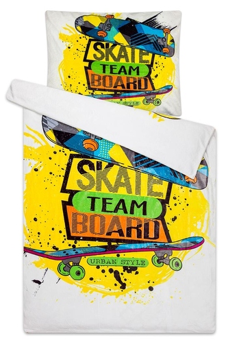 Svitap Povlečení mikroflanel Skate 140x200, 70x90 cm