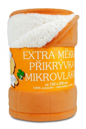 Svitap Deka mikrovlákno Ovce prošev rezavá 150x200 cm